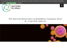 Tablet Screenshot of biosimilars-congress.com